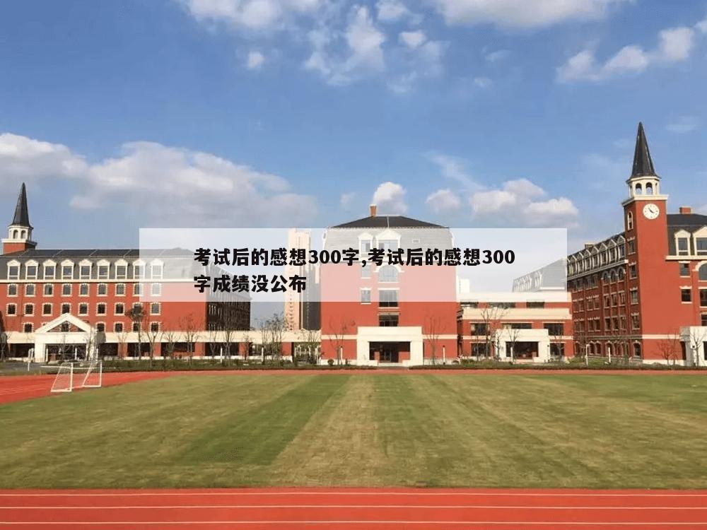 考试后的感想300字,考试后的感想300字成绩没公布