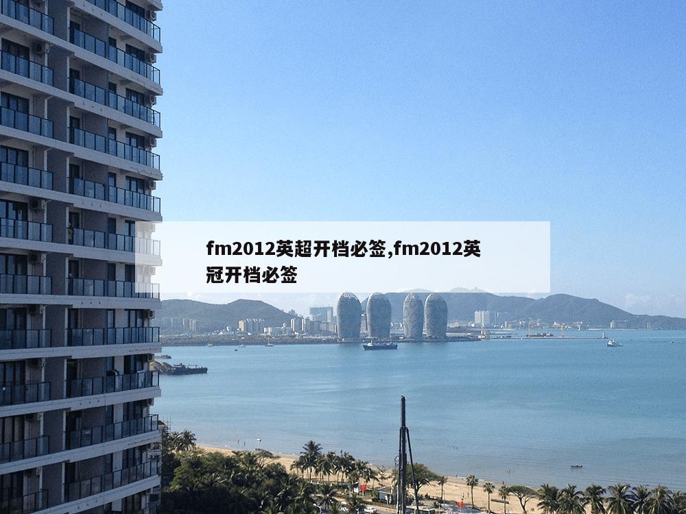 fm2012英超开档必签,fm2012英冠开档必签